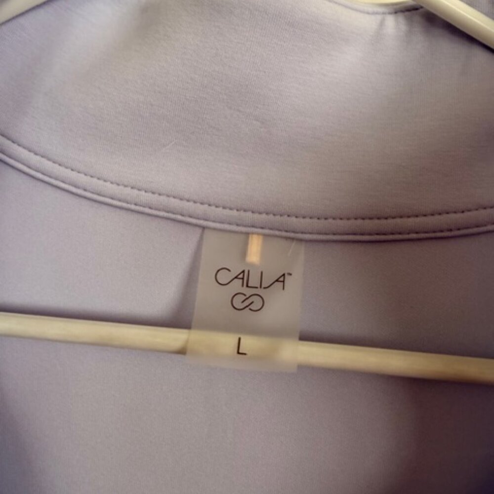 Calia Lilac/Lavender Quarter Zip Size Large - Picture 3 of 5
